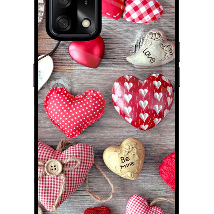 Love Wallpaper Oppo F19/F19s Glass Case Back Cover by Casekaro