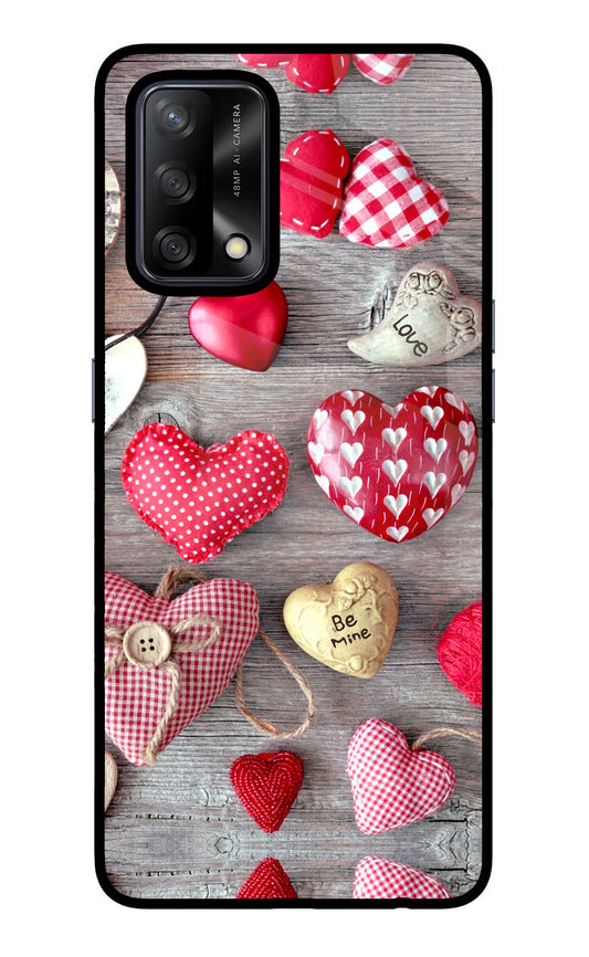 Love Wallpaper Oppo F19/F19s Glass Case