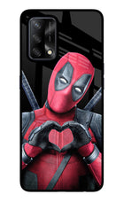 Deadpool Oppo F19/F19s Glass Case Back Cover by Casekaro