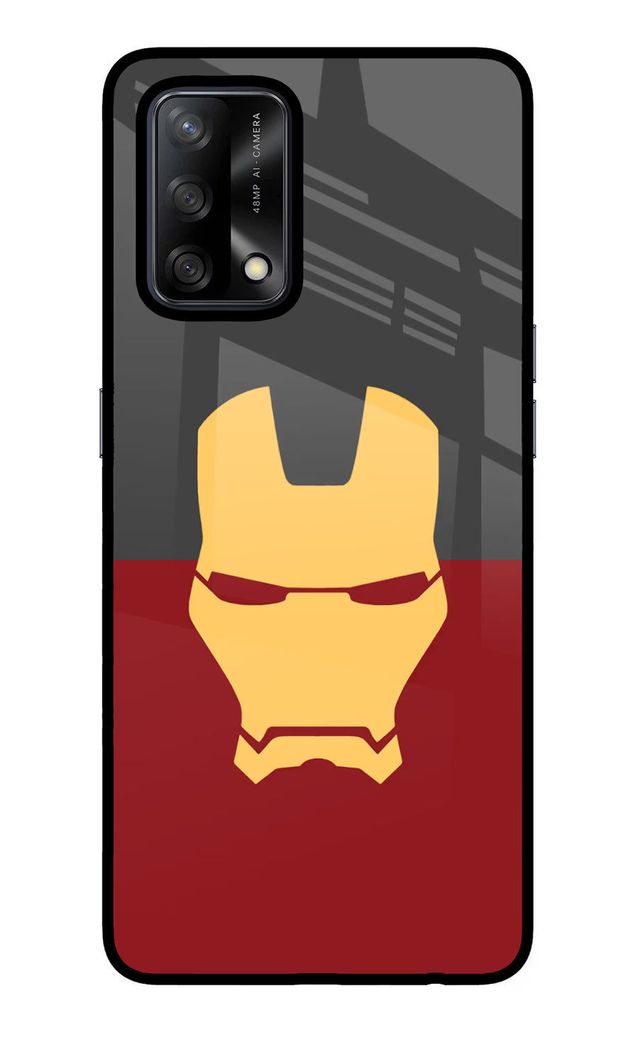Ironman Oppo F19/F19s Back Cover, Glass case