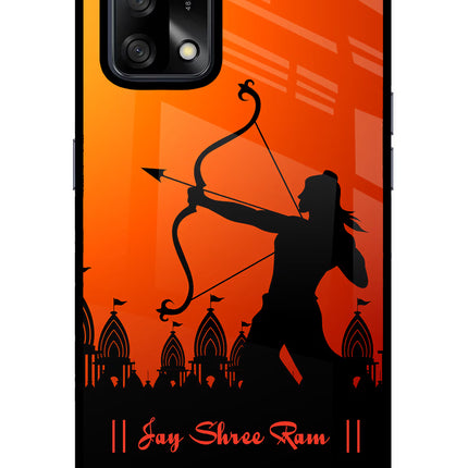 Lord Ram - 4 Oppo F19/F19s Glass Case Back Cover by Casekaro