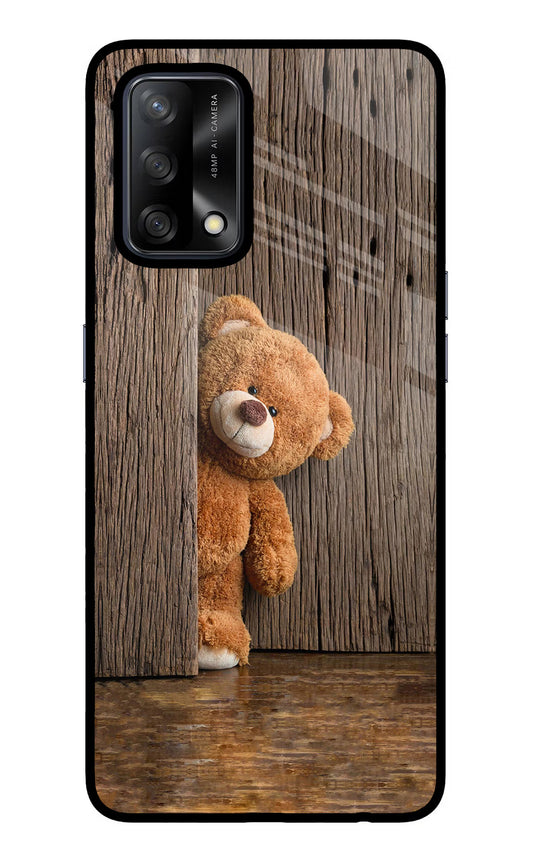 Teddy Wooden Oppo F19/F19s Glass Case