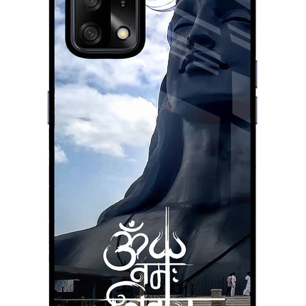 Om Namah Shivay Oppo F19/F19s Glass Case Back Cover by Casekaro