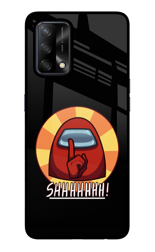 Among Us Shhh! Oppo F19/F19s Glass Case