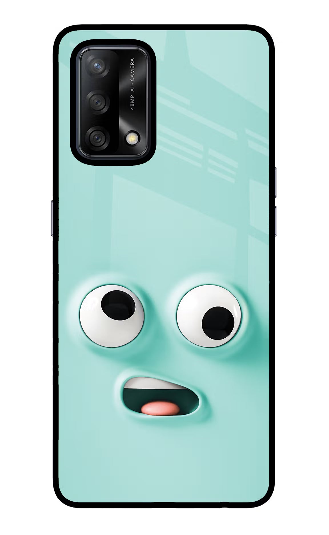 Funny Cartoon Oppo F19/F19s Glass Case