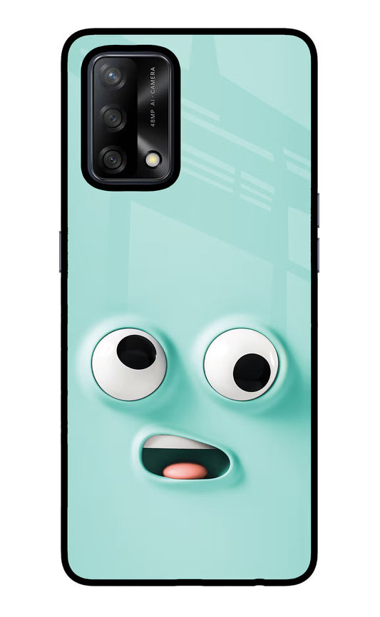 Funny Cartoon Oppo F19/F19s Glass Case