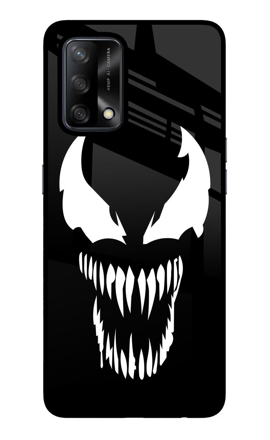 Venom Oppo F19/F19s Back Cover, Glass case