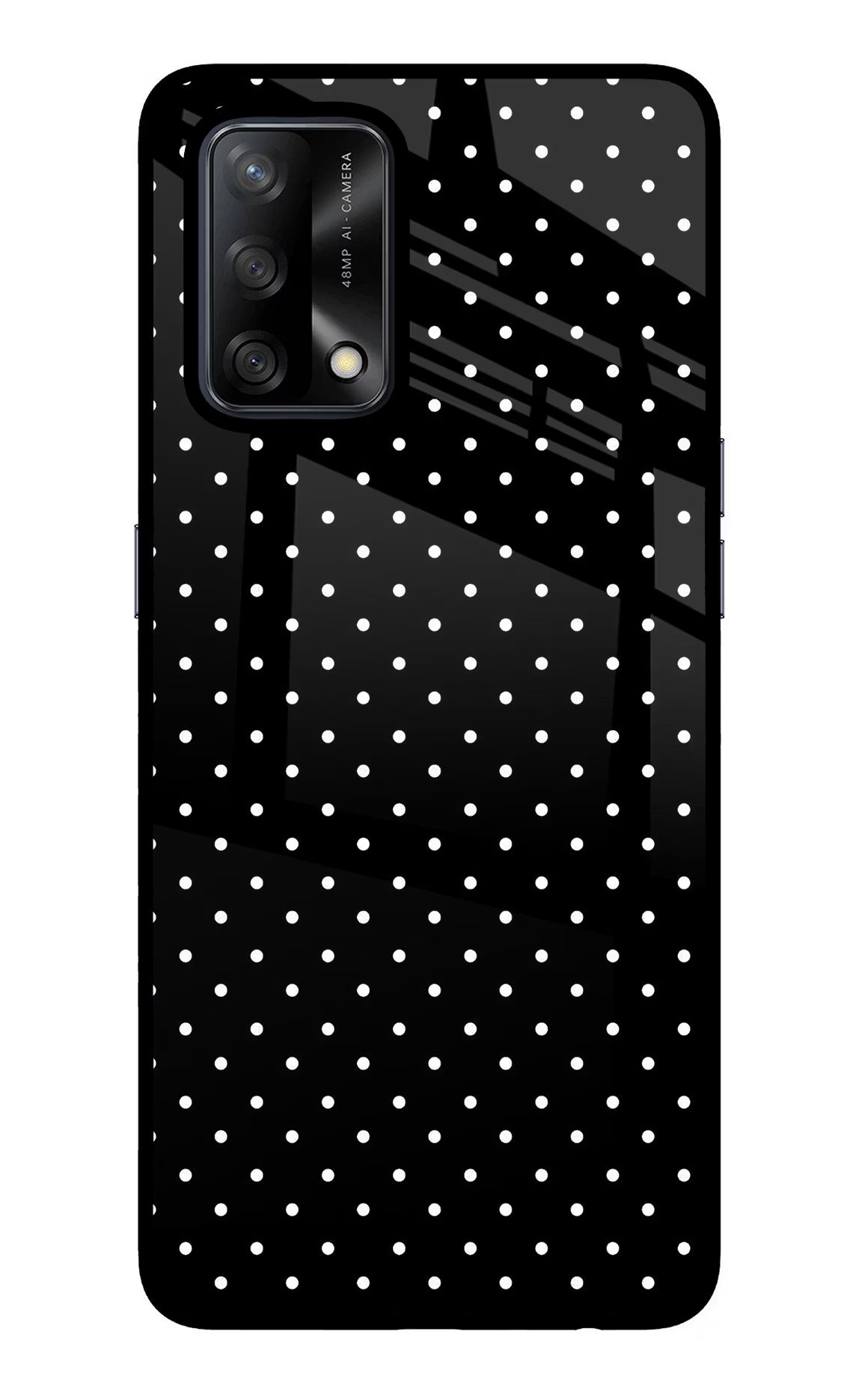 White Dots Oppo F19/F19s Glass Case