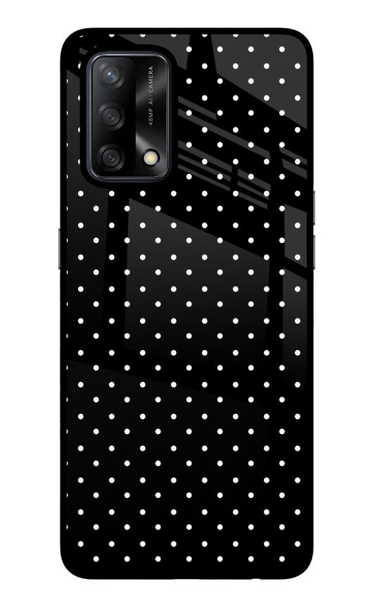 White Dots Oppo F19/F19s Glass Case