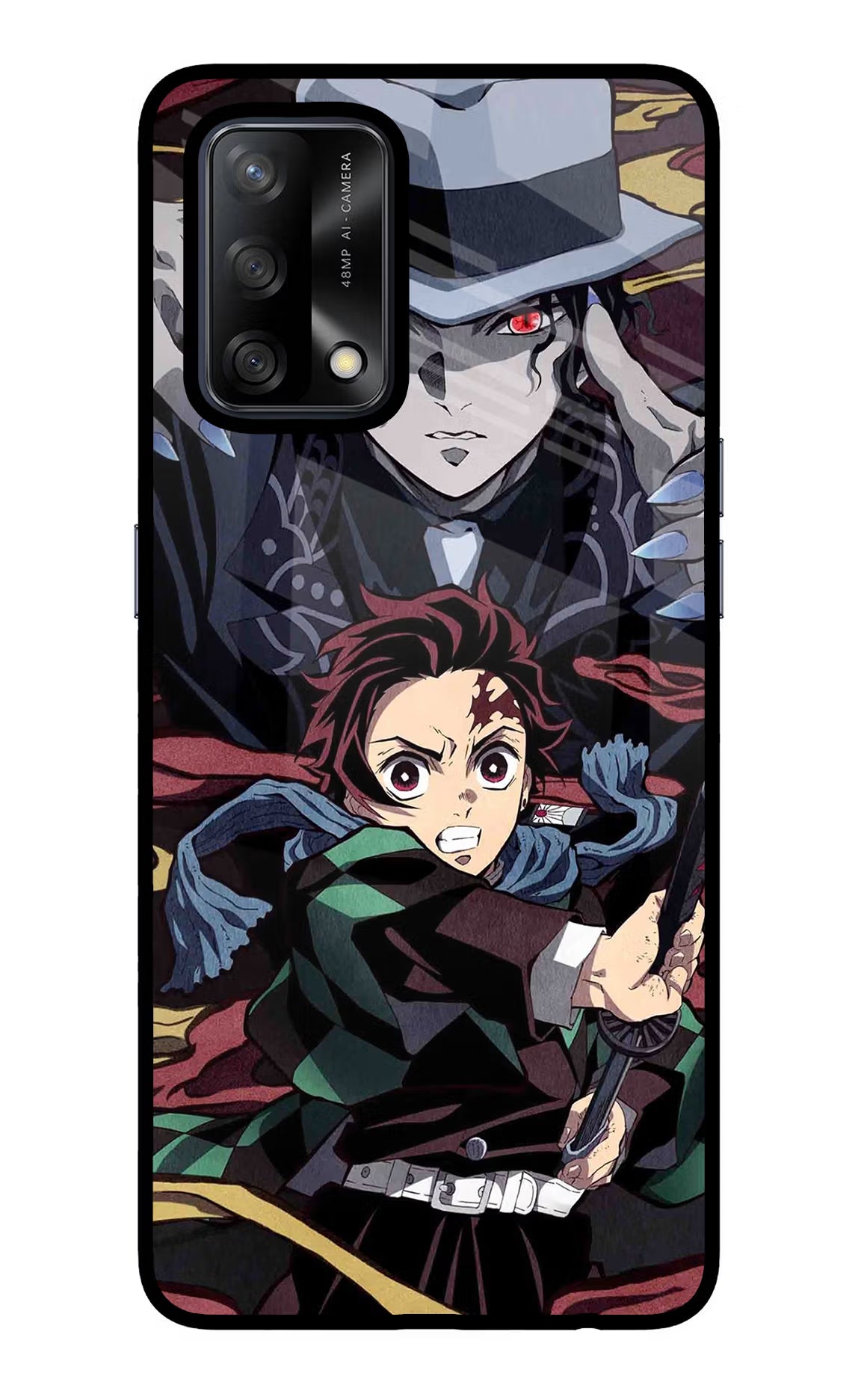Demon Slayer Oppo F19/F19s Glass Case