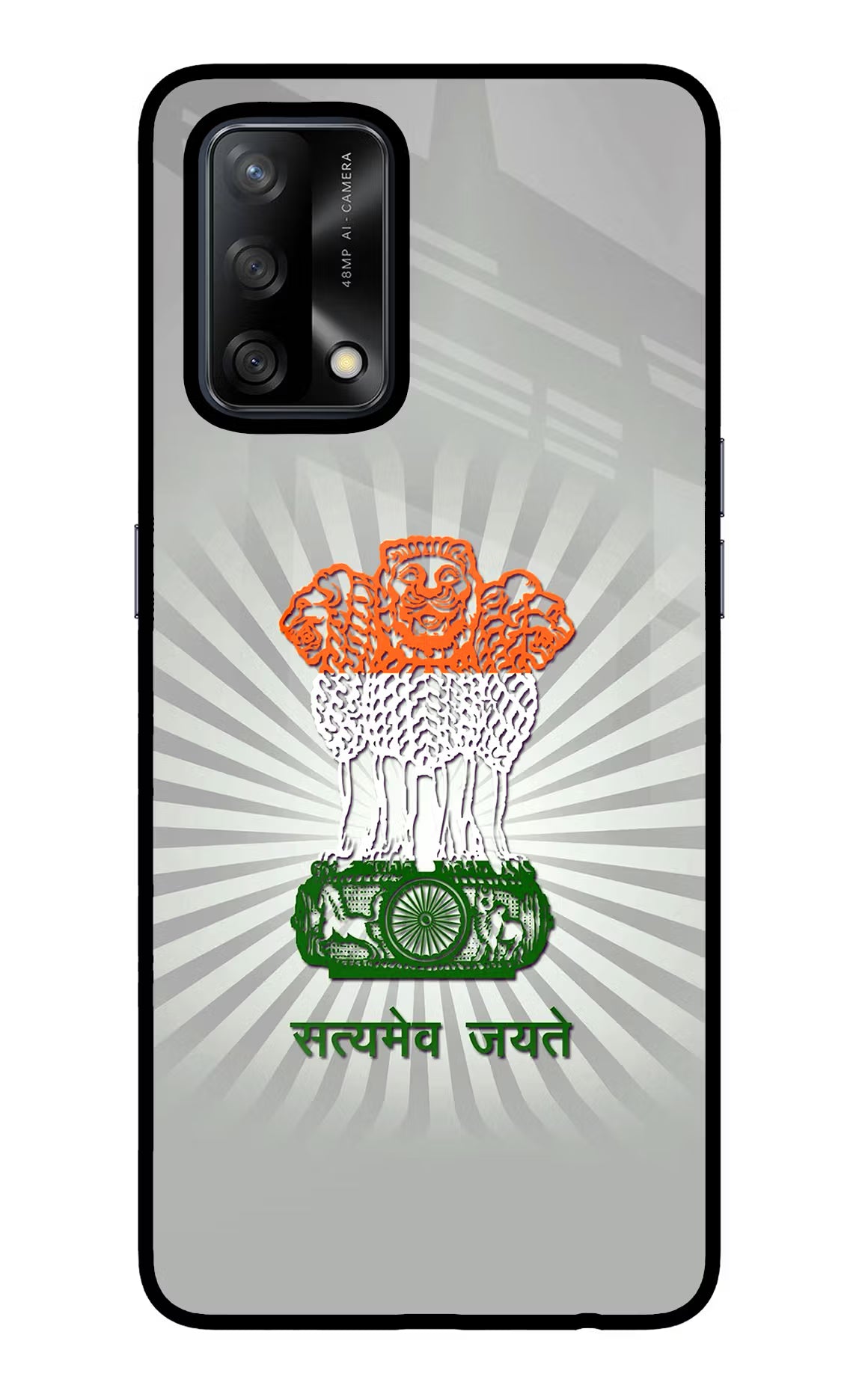 Satyamev Jayate Art Oppo F19/F19s Glass Case