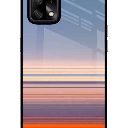 Morning Colors Oppo F19/F19s Glass Case Back Cover by Casekaro