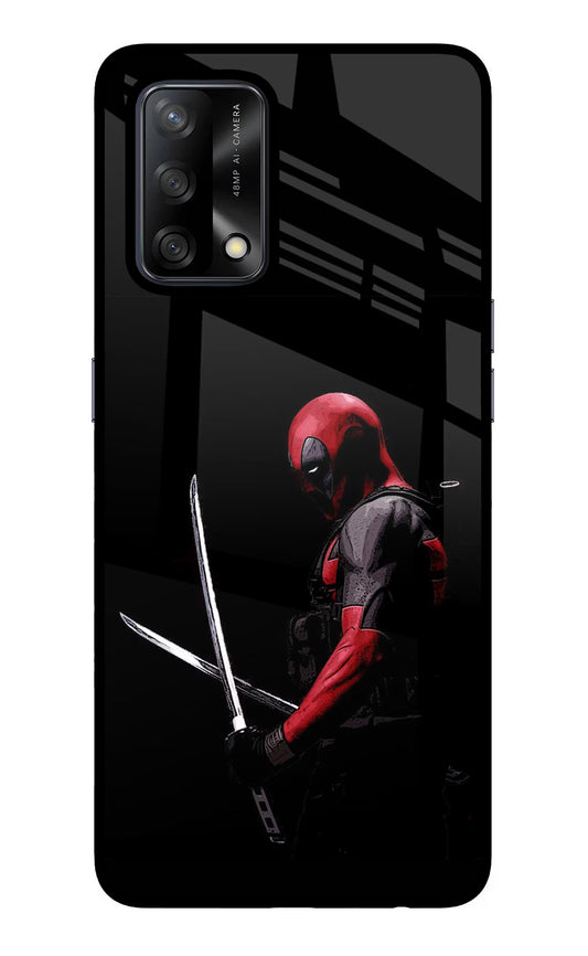 Deadpool Oppo F19/F19s Glass Case