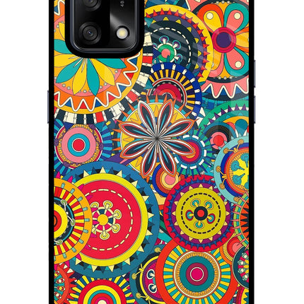 Gol Gol Art Oppo F19/F19s Glass Case Back Cover by Casekaro