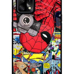 Spider Man Oppo F19/F19s Glass Case