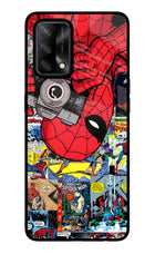 Spider Man Oppo F19/F19s Glass Case