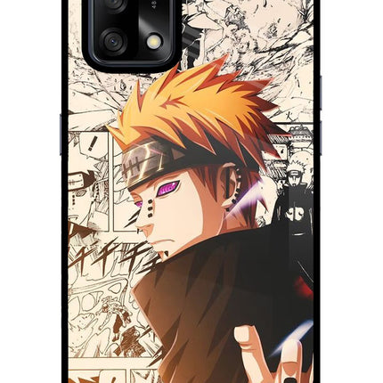 Pain Anime Oppo F19/F19s Glass Case Back Cover by Casekaro