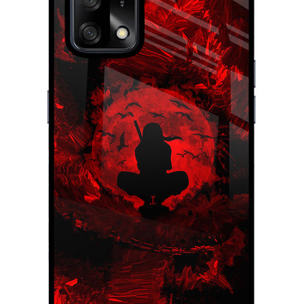 Itachi Uchiha Oppo F19/F19s Glass Case Back Cover by Casekaro