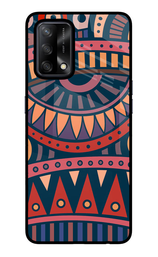 African Culture Design Oppo F19/F19s Glass Case