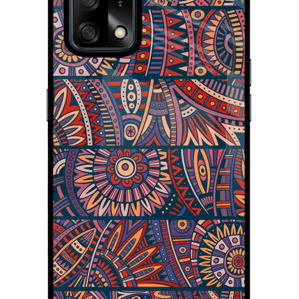 African Culture Design Oppo F19/F19s Glass Case Back Cover by Casekaro