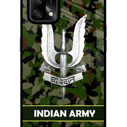 Balidan Indian Logo Oppo F19/F19s Glass Case Back Cover by Casekaro