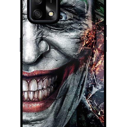 Joker Cam Oppo F19/F19s Glass Case Back Cover by Casekaro