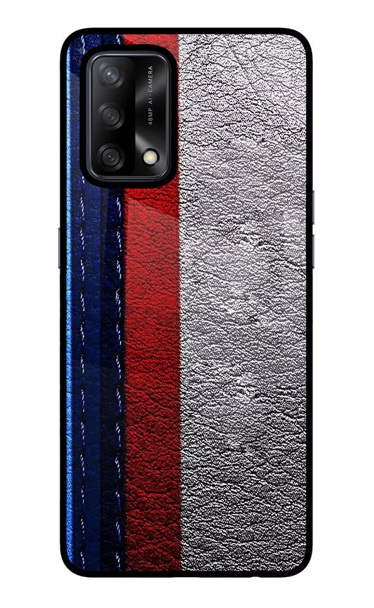 BMW Stripes Oppo F19/F19s Glass Case