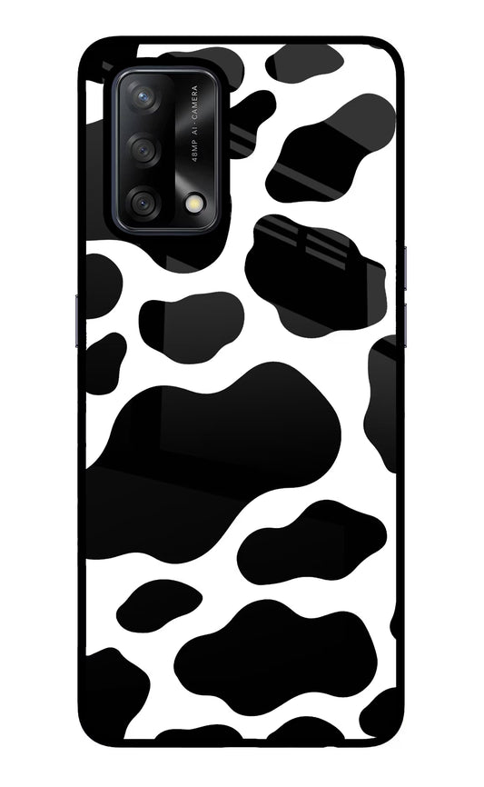 Cow Spots Oppo F19/F19s Glass Case