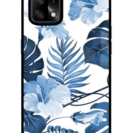 Fabric Art Oppo F19/F19s Glass Case Back Cover by Casekaro
