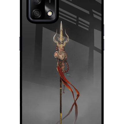 Shiv Trishul Oppo F19/F19s Glass Case