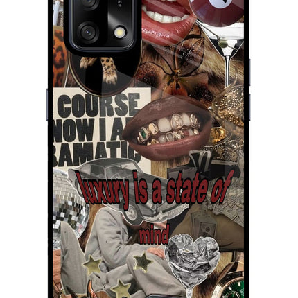 Luxury Oppo F19/F19s Glass Case Back Cover by Casekaro