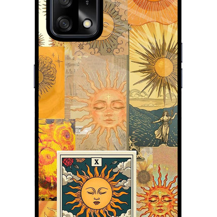Sun Oppo F19/F19s Glass Case Back Cover by Casekaro
