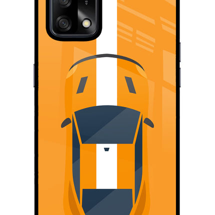 Highway Pursuit Oppo F19/F19s Glass Case Back Cover by Casekaro