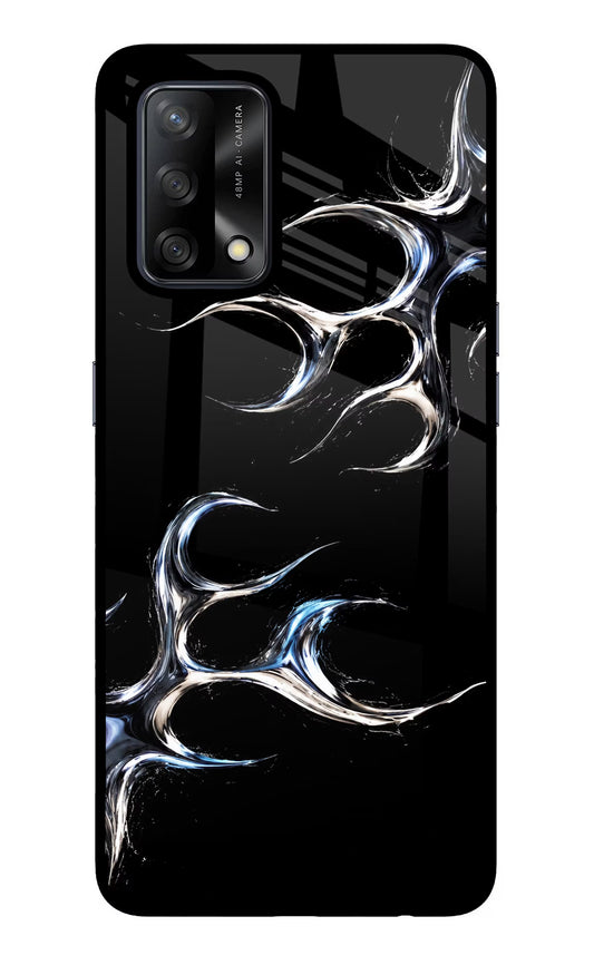 Chrome Tribal Oppo F19/F19s Glass Case