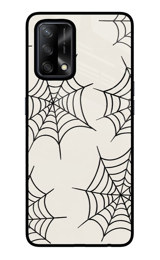 Spider Web Oppo F19/F19s Glass Case