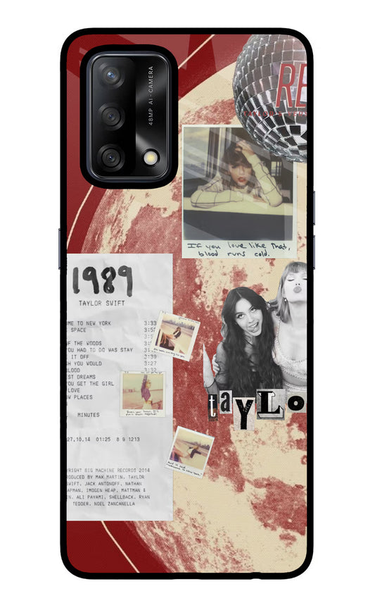 Taylor Swift Oppo F19/F19s Glass Case