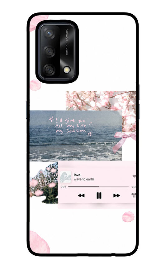 Wave to earth Oppo F19/F19s Glass Case