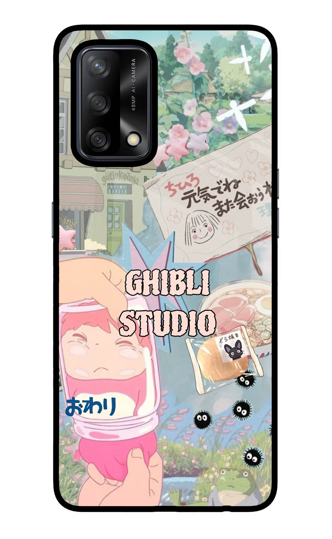 Studio Ghibli Oppo F19/F19s Glass Case