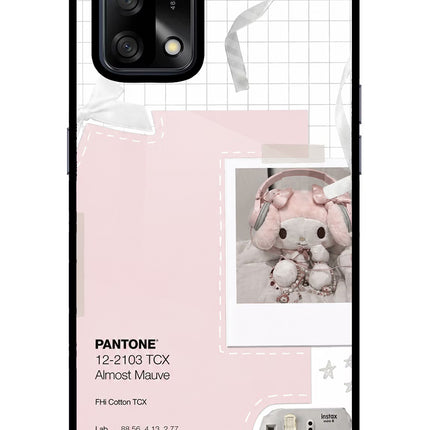 Pantone Asthetic Oppo F19/F19s Glass Case Back Cover by Casekaro