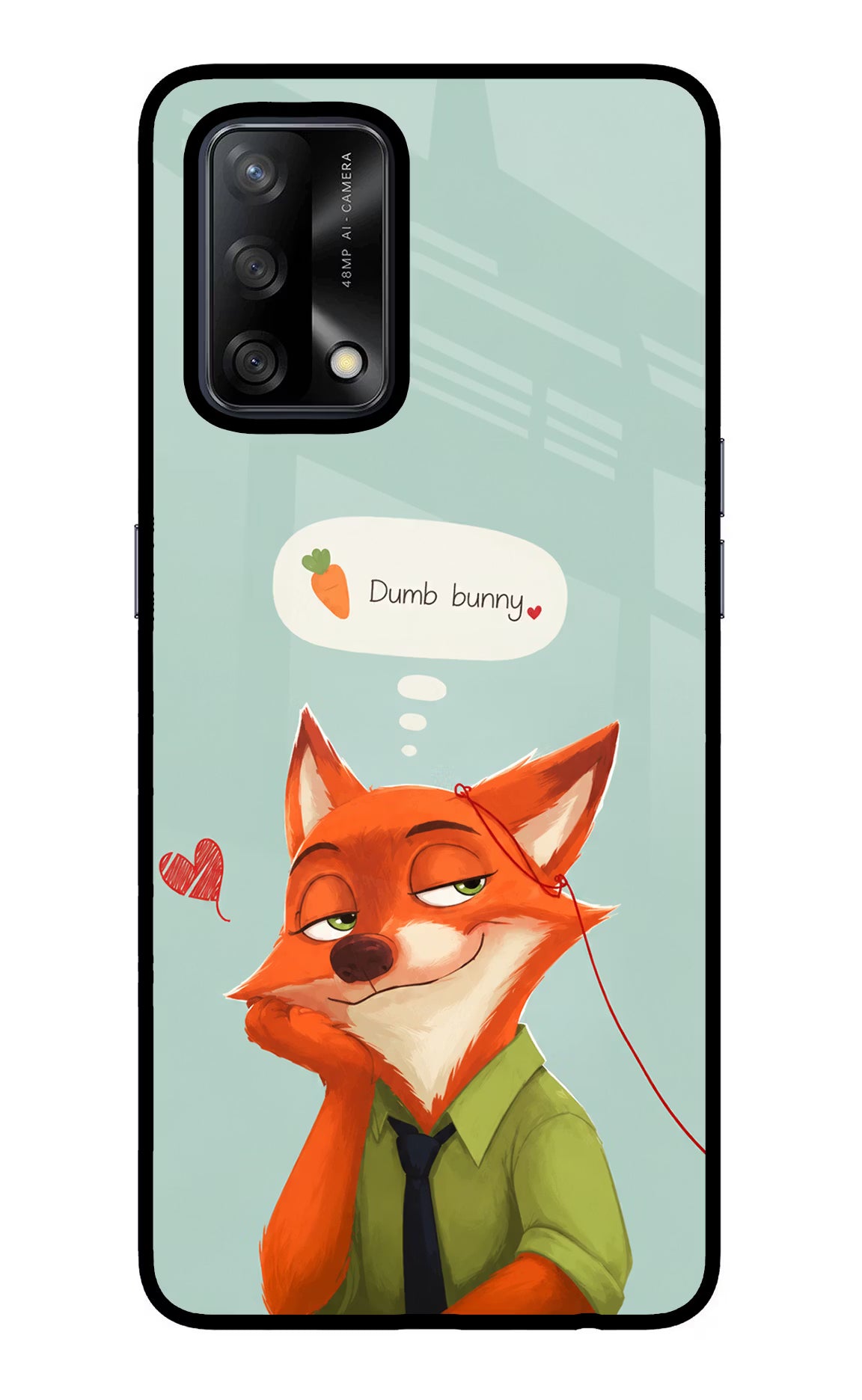 Nick Charm Oppo F19/F19s Glass Case