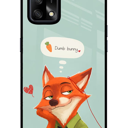 Nick Charm Oppo F19/F19s Glass Case Back Cover by Casekaro