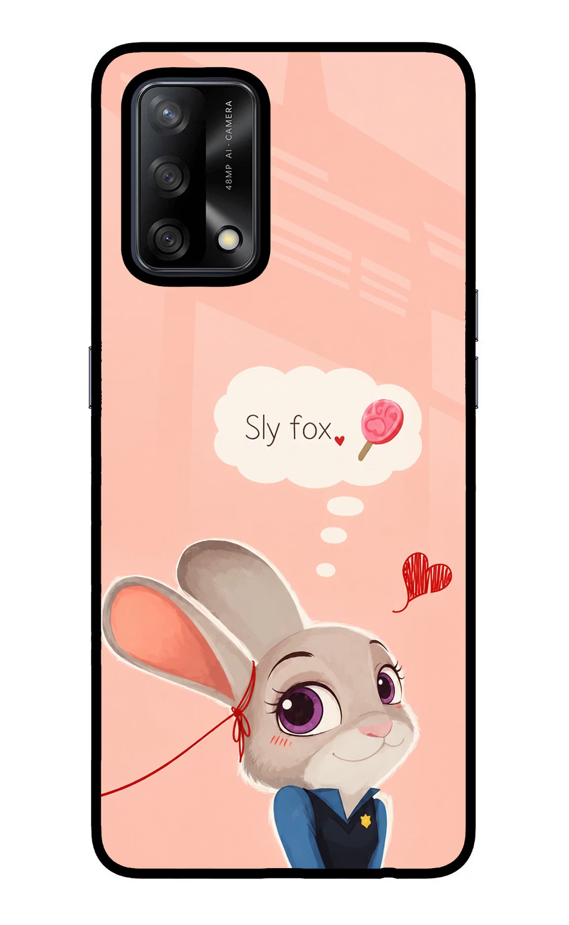 Judy Charm Oppo F19/F19s Glass Case