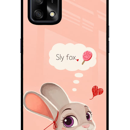 Judy Charm Oppo F19/F19s Glass Case Back Cover by Casekaro