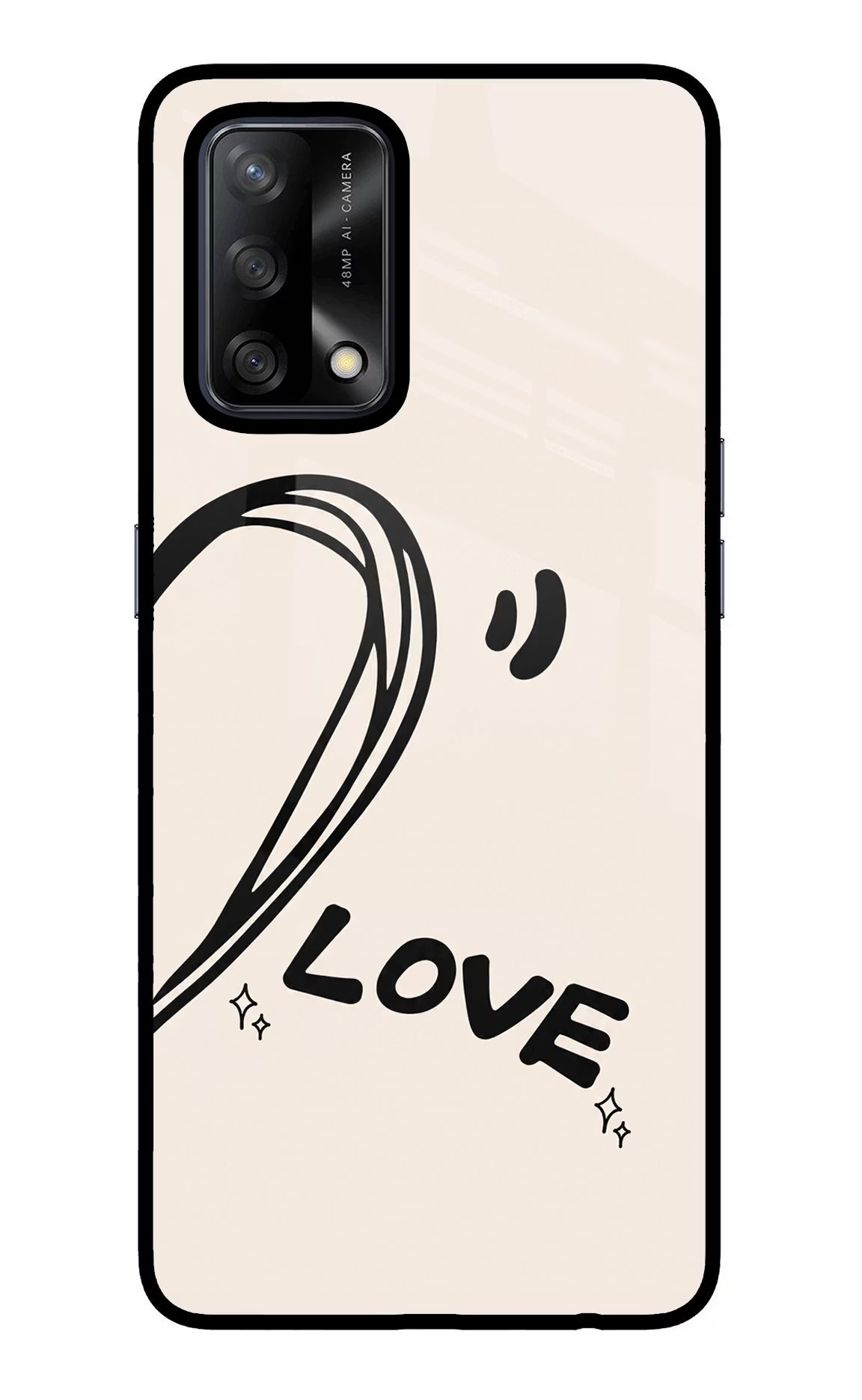 Soul Line Oppo F19/F19s Glass Case
