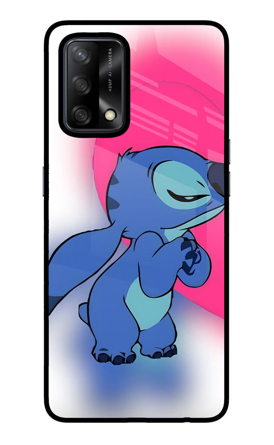 Stitch Hug Oppo F19/F19s Glass Case
