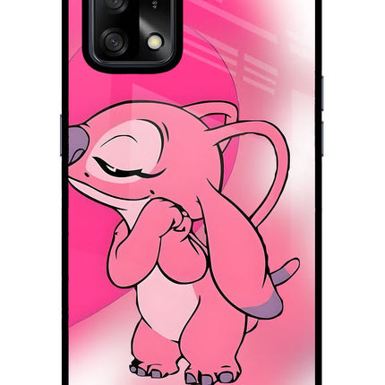 Angel Hug Oppo F19/F19s Glass Case Back Cover by Casekaro