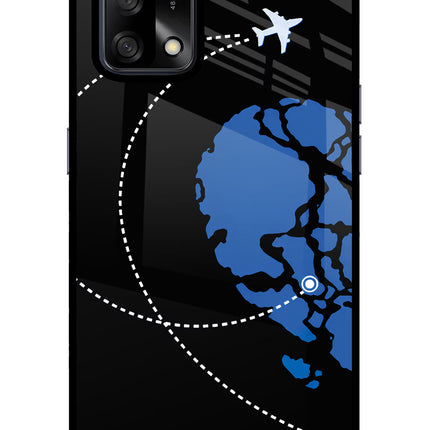 Love Orbit Oppo F19/F19s Glass Case Back Cover by Casekaro