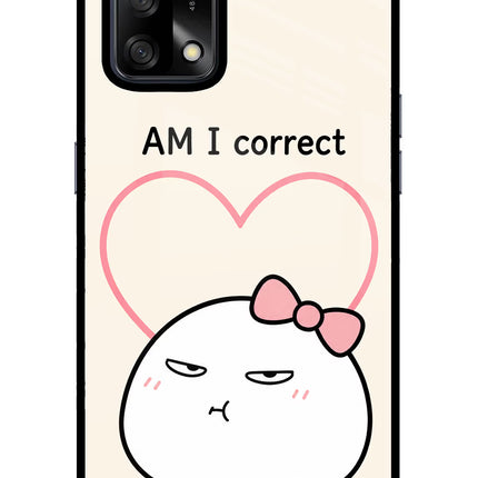 Always Right Oppo F19/F19s Glass Case Back Cover by Casekaro
