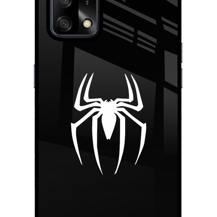 Miles Symbol Oppo F19/F19s Glass Case Back Cover by Casekaro
