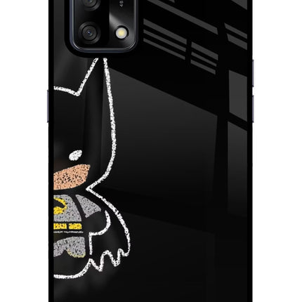 Bat Kitty Oppo F19/F19s Glass Case Back Cover by Casekaro